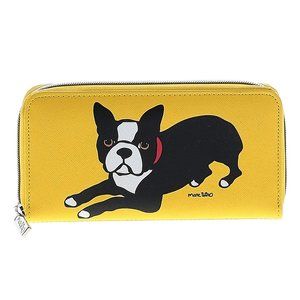 Marc Tetro Large Boston Terrier Dog Wallet - New in Box